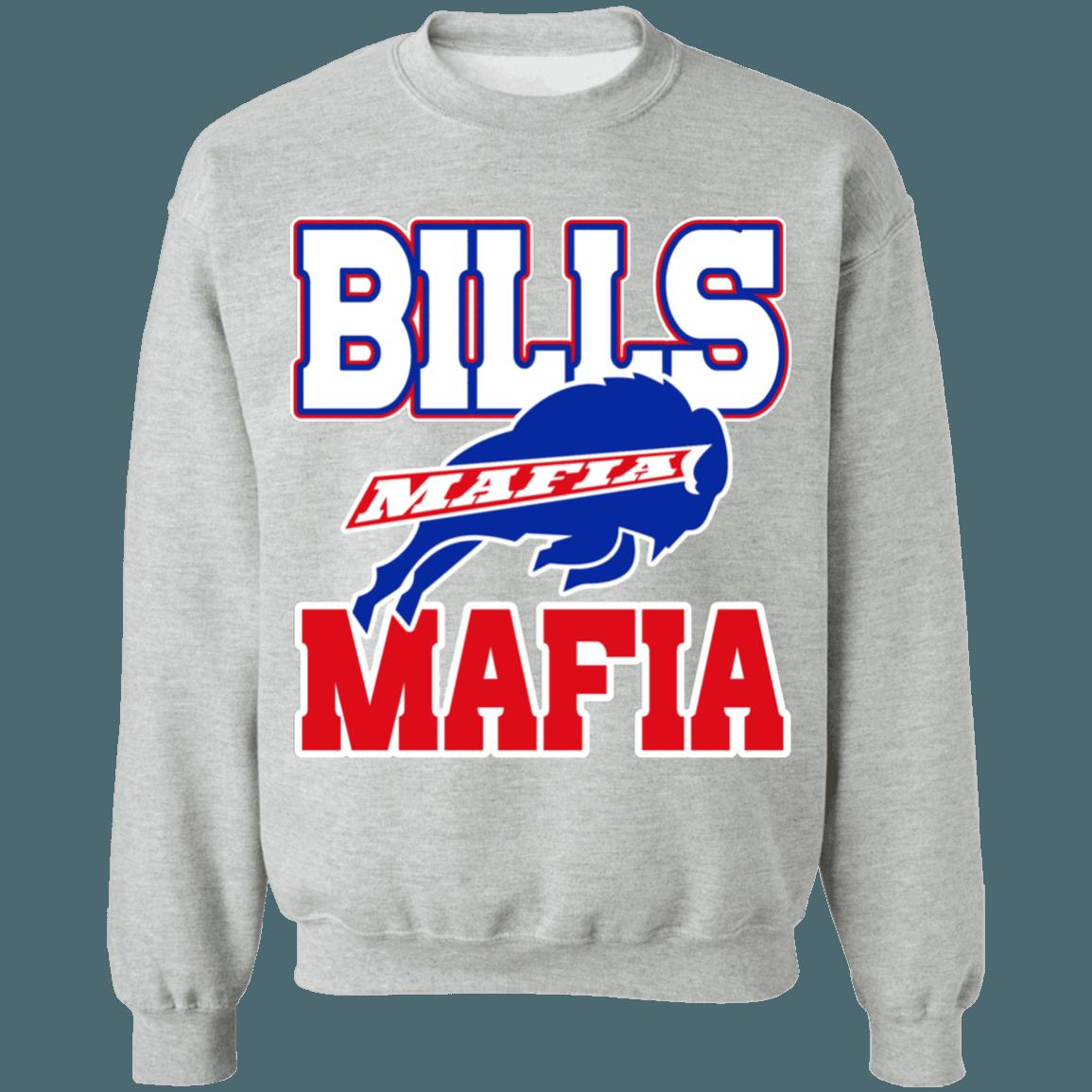 Buffalo Bills BILLS MAFIA Retro NFL Crewneck Sweatshirt Hoodie Shirt Gifts for Fans - Image 2