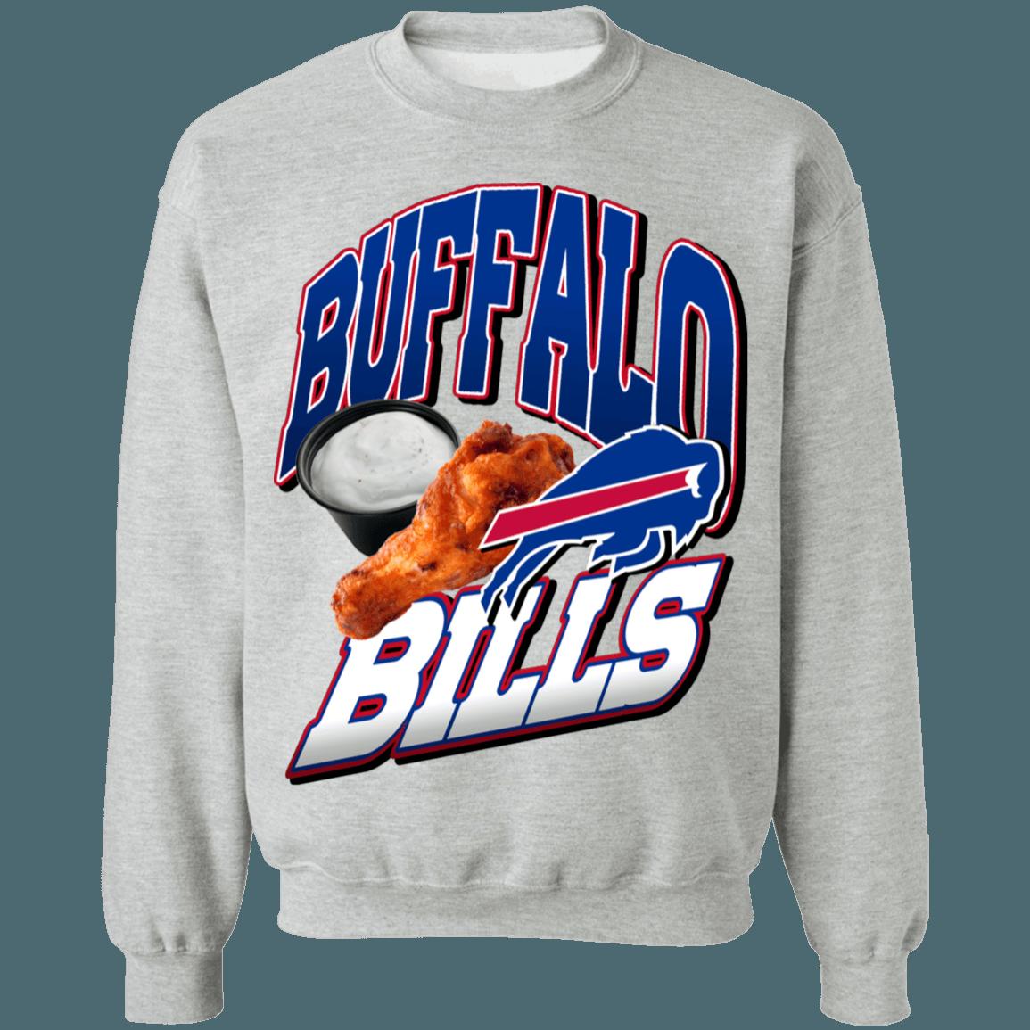 Buffalo Bills BUFFALO WINGS NFL Crewneck Sweatshirt Hoodie Shirt Gifts for Fans