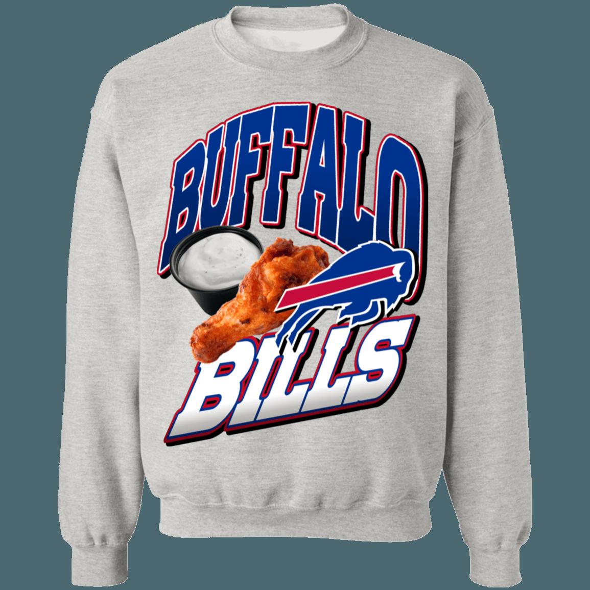 Buffalo Bills BUFFALO WINGS NFL Crewneck Sweatshirt Hoodie Shirt Gifts for Fans - Image 3
