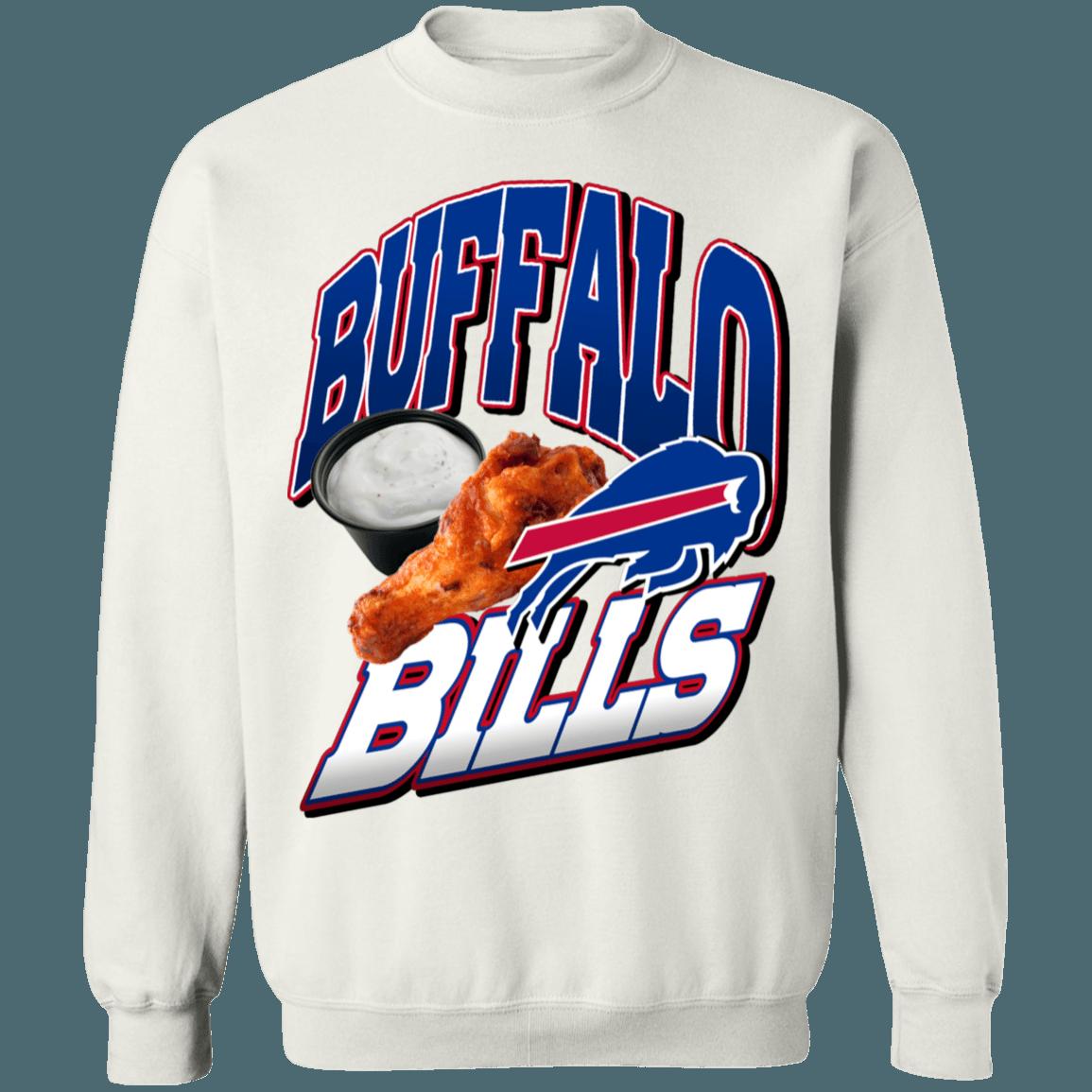 Buffalo Bills BUFFALO WINGS NFL Crewneck Sweatshirt Hoodie Shirt Gifts for Fans - Image 4