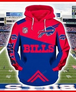 Buffalo Bills Nfl Football 3D All Over Print Hoodie With Zip Up Option