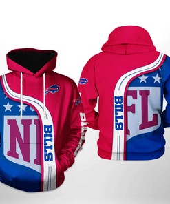Buffalo Bills Nfl Team 3D All Over Print Hoodie With Zip Up Option A Great Gift For Fans