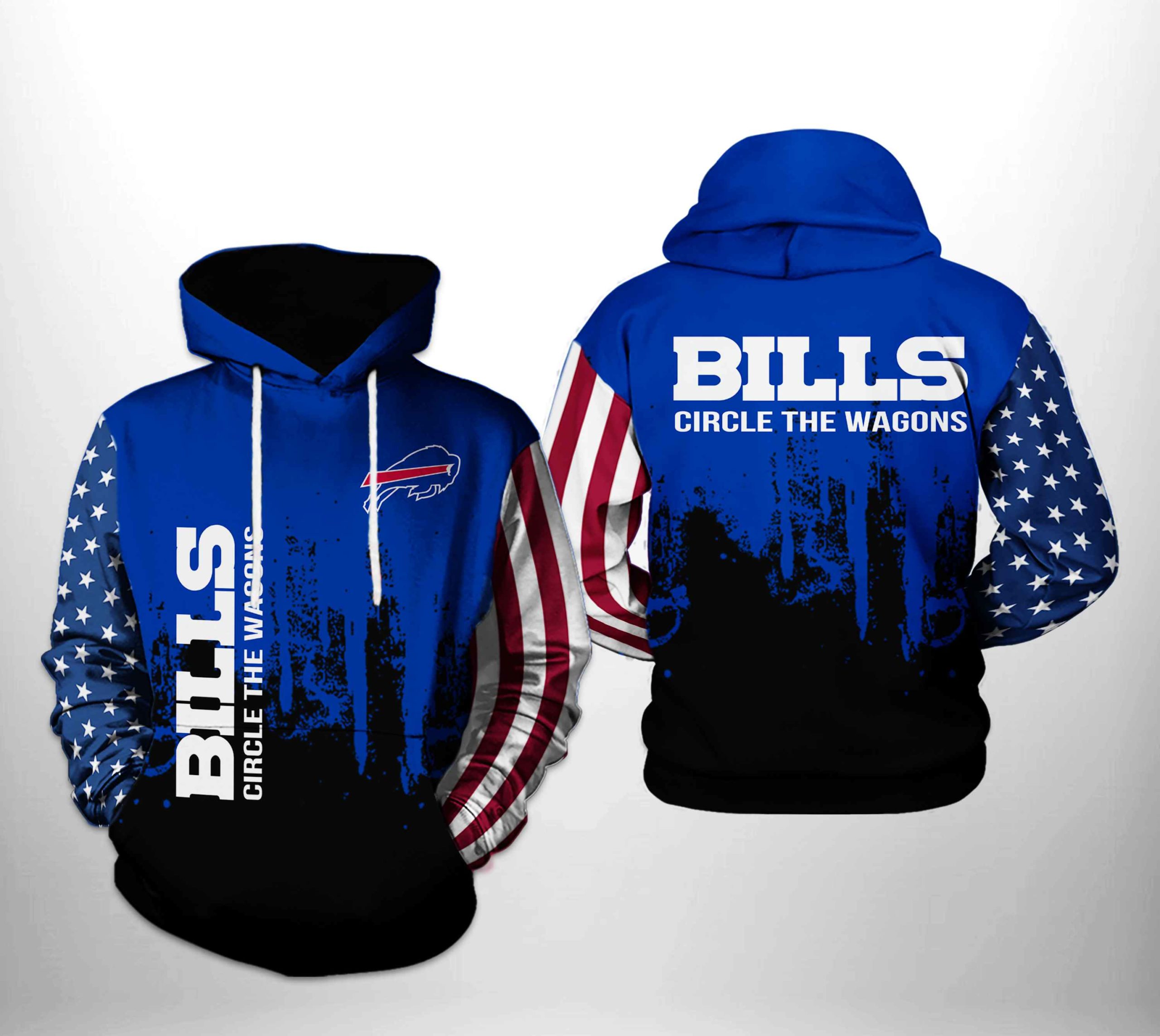 Buffalo Bills Nfl Team Us 3D All Over Print Hoodie With Zip Up Option