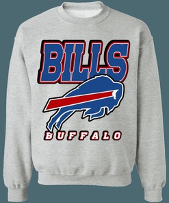 Buffalo Bills Retro NFL Crewneck Sweatshirt Hoodie Shirt Gifts for Fans