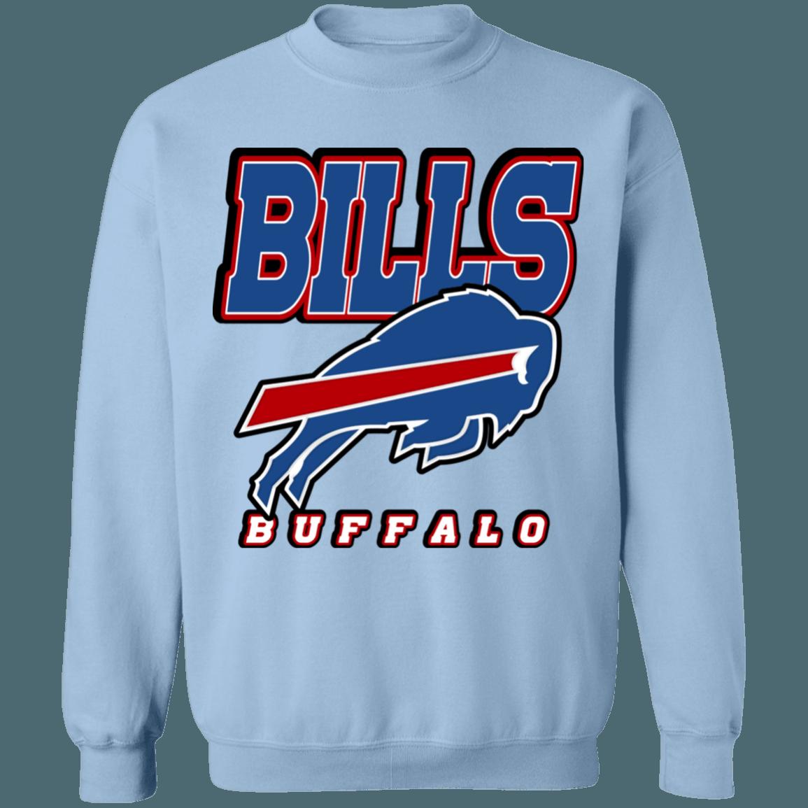 Buffalo Bills Retro NFL Crewneck Sweatshirt Hoodie Shirt Gifts for Fans - Image 3