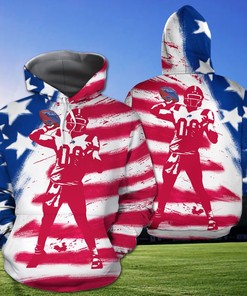 Buffalo Bills Team Water Color All Over Print 3D Hoodie With Zip Up Option Show Your Team Spirit
