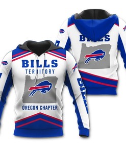 Buffalo Bills Territory Oregon Chapter 3D All Over Print Hoodie With Zip Up Option Show Your Team Spirit