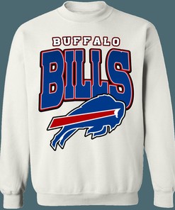 Buffalo Bills Vintage 90's NFL Crewneck Sweatshirt Hoodie Shirt Gifts for Fans