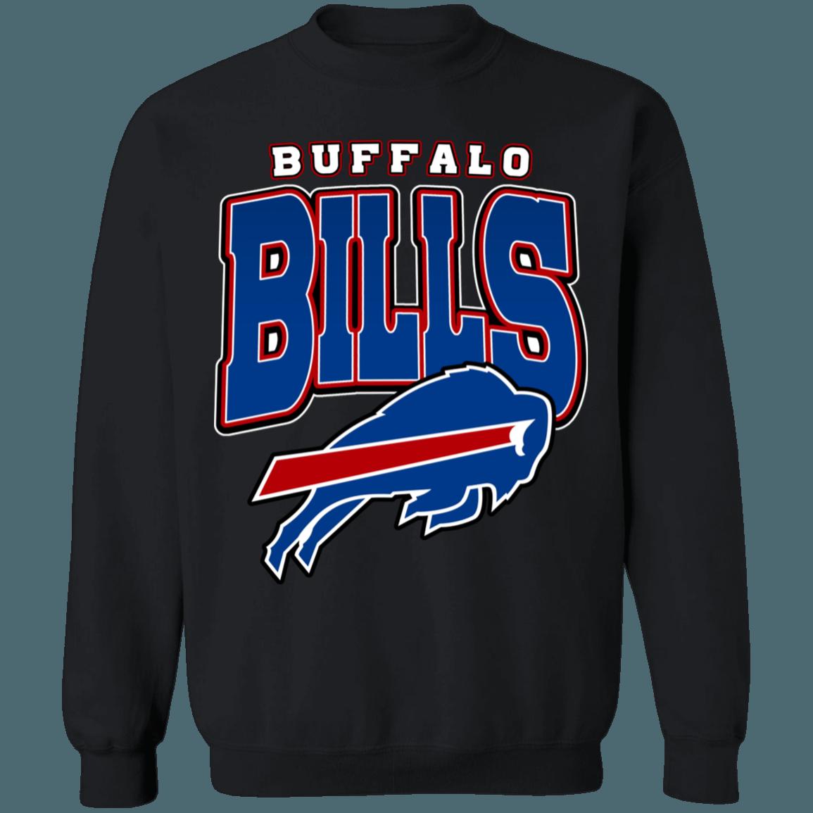 Buffalo Bills Vintage 90's NFL Crewneck Sweatshirt Hoodie Shirt Gifts for Fans - Image 2
