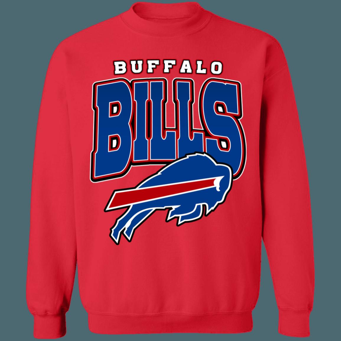 Buffalo Bills Vintage 90's NFL Crewneck Sweatshirt Hoodie Shirt Gifts for Fans - Image 3