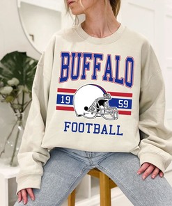 Buffalo Football Sweatshirt, Vintage Retro Buffalo Football Crewneck Sweatshirt, American Football Fan, NFL Shirt