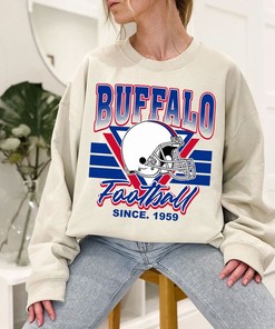 Buffalo Football Team Sweatshirt, Vintage Buffalo Football Crewneck Sweatshirt, American Football Fan, NFL Shirt