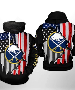 Buffalo Sabers Nhl Us Flag Team 3D Printed Hoodie For Fans