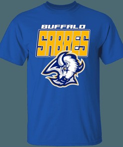 Buffalo Sabres BUFFALO HEAD 90's Retro NHL T-Shirt Sweatshirt Hoodie Gifts for Fans