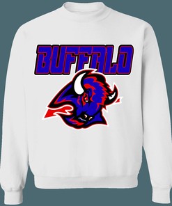 Buffalo Sabres Bills Retro NHL NFL Crewneck Sweatshirt Hoodie Shirt Gifts for Fans