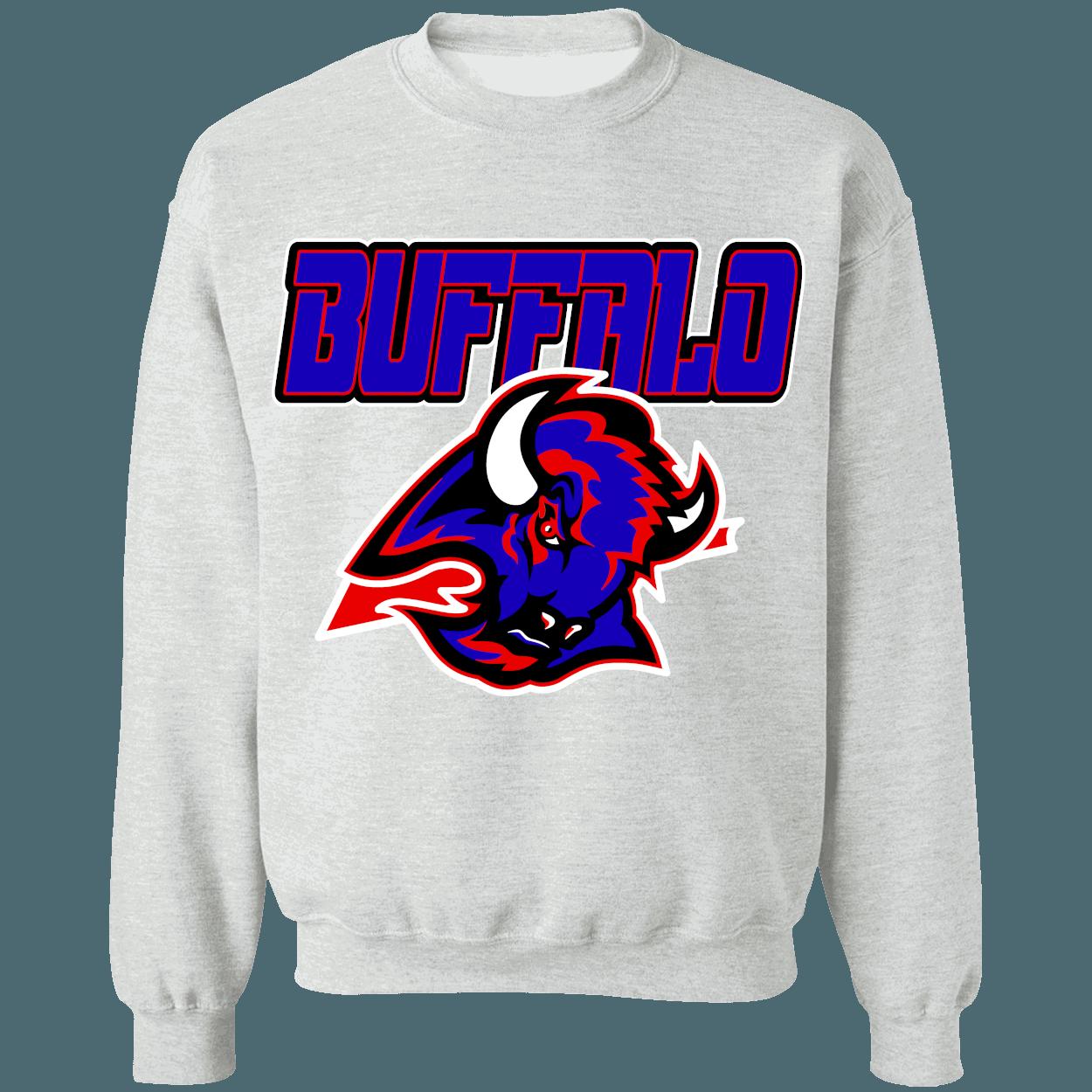 Buffalo Sabres Bills Retro NHL NFL Crewneck Sweatshirt Hoodie Shirt Gifts for Fans - Image 4