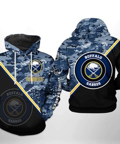 Buffalo Sabres Camo 3D All Over Print Hoodie With Zip Up Option Show Your Team Spirit In Style