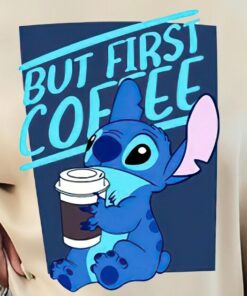 But First Coffee Stitch Shirt, Disney Shirt, Stitch Shirt, Disneyworld Tee, Gift For Her, Lilo And Stitch Shirt
