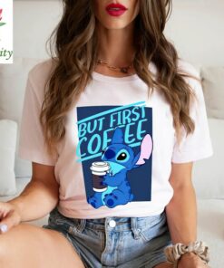 But First Coffee Stitch Shirt, Disney Shirt, Stitch Shirt, Disneyworld Tee, Gift For Her, Lilo And Stitch Shirt
