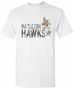 CBA Hazleton Hawks UGP Classics Basic Shirt Sweatshirt Pullover Hoodie Reprinted Full Color Full Size
