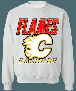 Calgary Flames 90's Retro NHL Crewneck Sweatshirt Hoodie Shirt Gifts for Fans