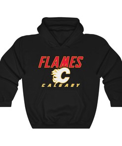 Calgary Flames Retro NHL Unisex Hoodie Sweatshirt Shirt Gifts for Fans