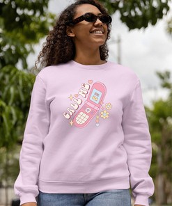 Call Me Unisex Sweatshirt Valentines Day Gift For Be Mine I Love You Funny Punny Cute Retro Candy Hearts