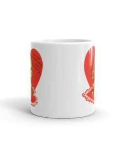 Can I Be Valentines With You Vintage Style Puppy Mug, Retro Puppy Valentine Mug, Vintage Valentine Mug