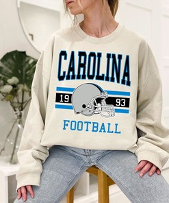 Carolina Football Sweatshirt, Vintage Retro Carolina Football Crewneck Sweatshirt, American Football Fan, NFL Shirt