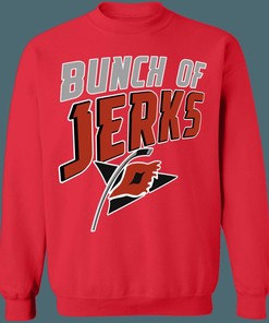 Carolina Hurricanes Bunch Of Jerks Vintage NHL Crewneck Sweatshirt Hoodie Shirt Gifts for Fans