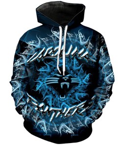 Carolina Panthers American Football Team Nfl 3D All Over Print Hoodie With Zip Up Option Show Your Team Spirit
