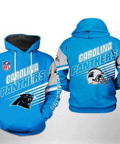 Carolina Panthers Team 3D All Over Print Zip Up Hoodie
