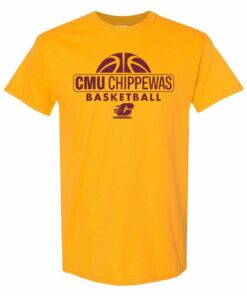 Central Michigan Chippewas Basketball Hype Licensed Unisex Shirt Sweatshirt Pullover Hoodie Reprinted Full Color Full Size