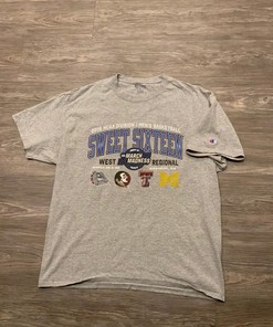 Champion 2019 Tournament Sweet Sixn March Madness T-Shirt Sweatshirt Pullover Hoodie Reprinted Full Color Full Size Gift For NCAA Fans
