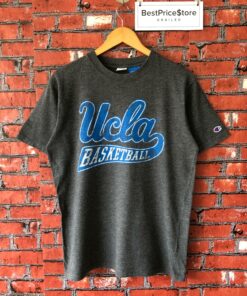 Champion Ucla Basketball Big Logo Tshirt Hoodie Crewneck Sweatshirt Reprinted Full Color Full Size Gifts for NBA Fans