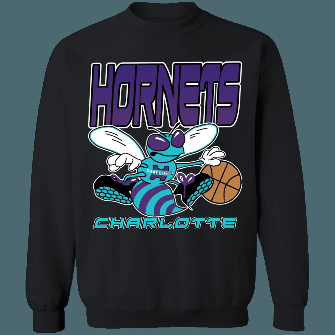 Charlotte Hornets GRADIENT Retro NBA Crewneck Sweatshirt Hoodie Shirt Gifts for Fans