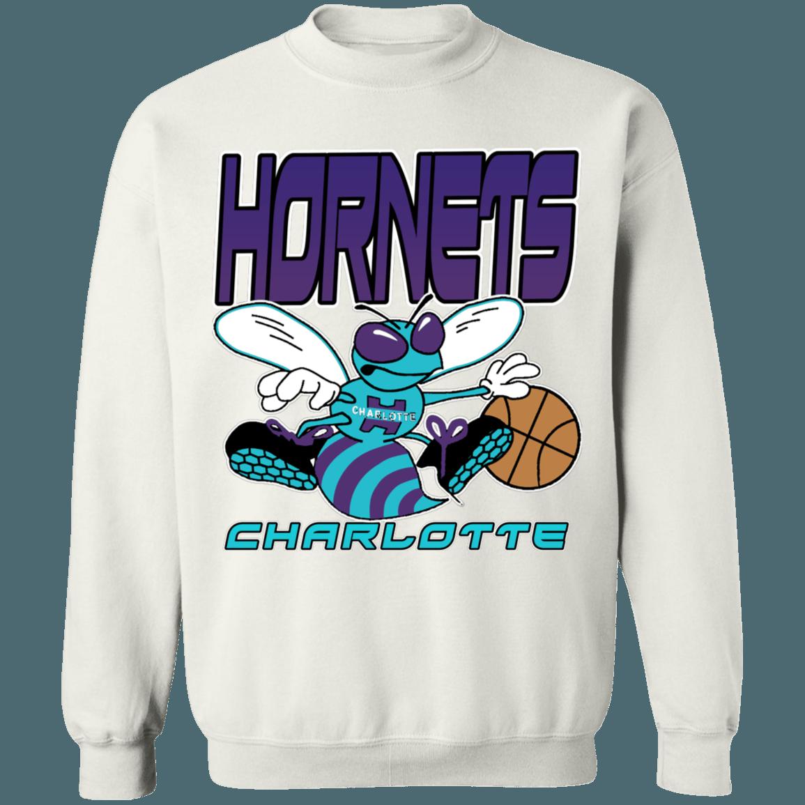 Charlotte Hornets GRADIENT Retro NBA Crewneck Sweatshirt Hoodie Shirt Gifts for Fans - Image 2