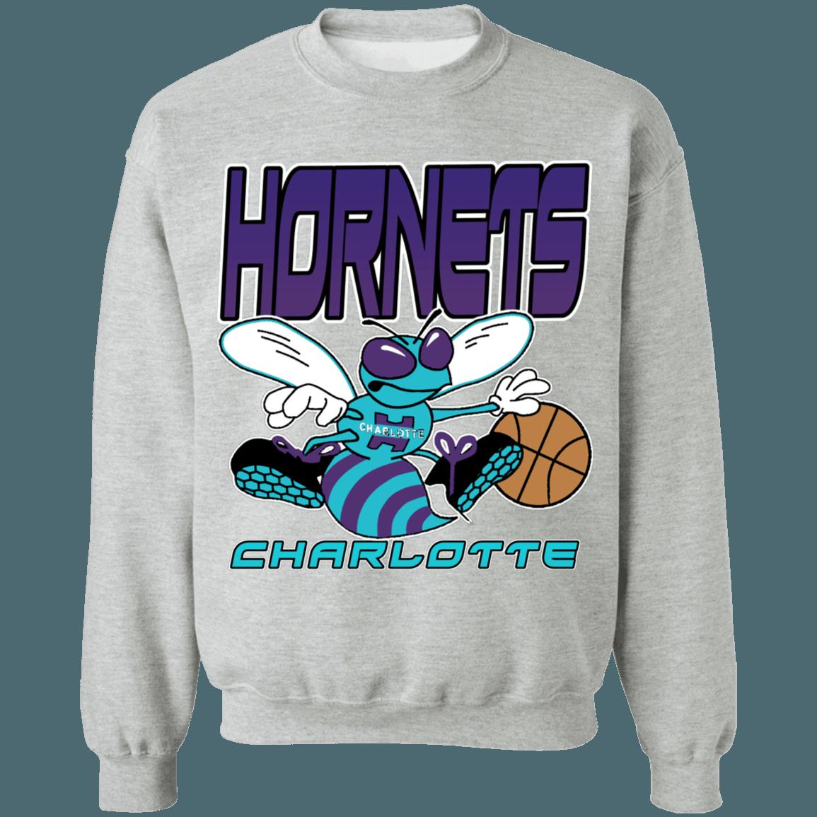 Charlotte Hornets GRADIENT Retro NBA Crewneck Sweatshirt Hoodie Shirt Gifts for Fans - Image 3