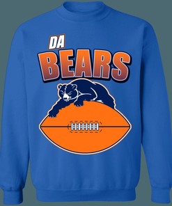 Chicago Bears DA BEARS Vintage NFL Crewneck Sweatshirt Hoodie Shirt Gifts for Fans