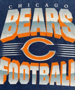 Chicago Bears Football Nfl Franchise Tshirt Hoodie Crewneck Sweatshirt Reprinted Full Color Full Size Gifts for NBA Fans
