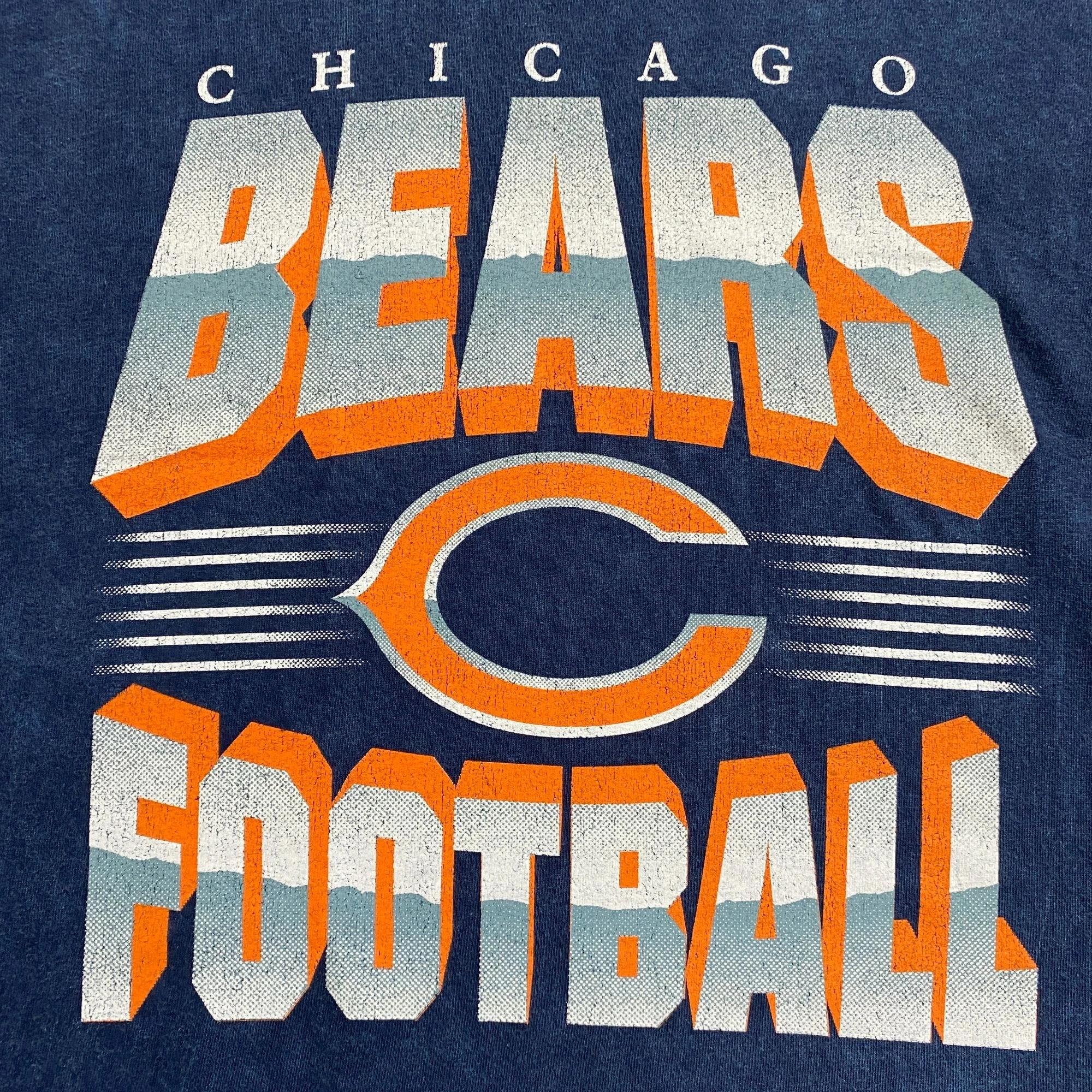 Chicago Bears Football Nfl Franchise Tshirt Hoodie Crewneck Sweatshirt Reprinted Full Color Full Size Gifts for NBA Fans
