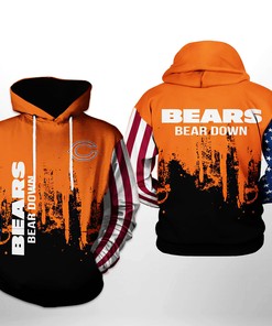 Chicago Bears Nfl 3D All Over Print Hoodie