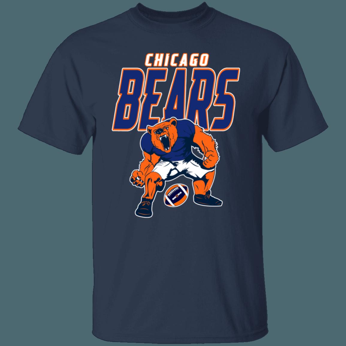 Chicago Bears Retro NFL T-Shirt Sweatshirt Hoodie Gifts for Fans - Image 4