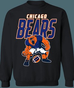 Chicago Bears Vintage NFL Crewneck Sweatshirt Hoodie Shirt Gifts for Fans