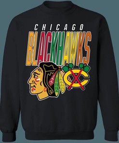 Chicago Blackhawks 1990's Vintage NHL Crewneck Sweatshirt Hoodie Shirt Gifts for Fans