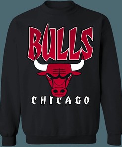 Chicago Bulls GRADIENT Retro NBA Crewneck Sweatshirt Hoodie Shirt Gifts for Fans