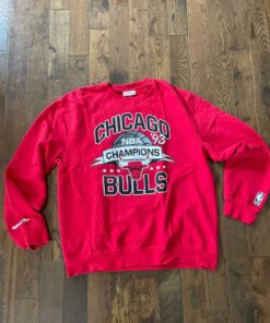 Chicago Bulls MandN Crewneck Tshirt Hoodie Crewneck Sweatshirt Reprinted Full Color Full Size Gifts for NBA Fans