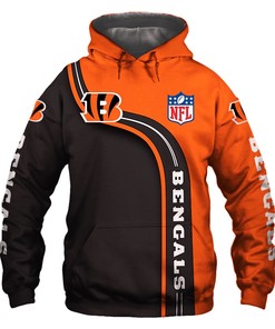 Cincinnati Bengals 3D All Over Print Zip Up Hoodie