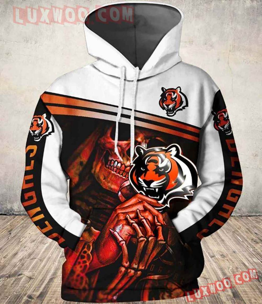 Cincinnati Bengals 3D All Over Print Zip Up Hoodie Options