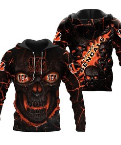 Cincinnati Bengals 3D All Over Print Zip Up Hoodie For Men And Women